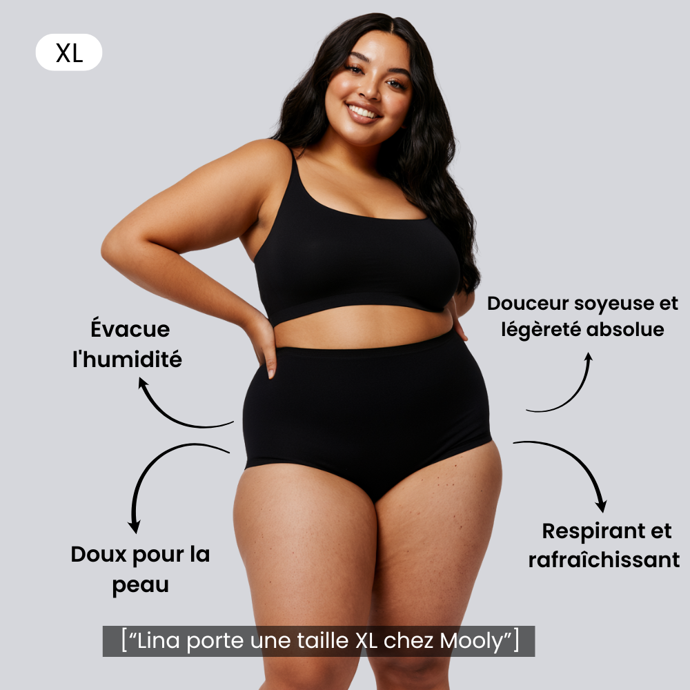 Culotte (shorty) en fibre de bambou