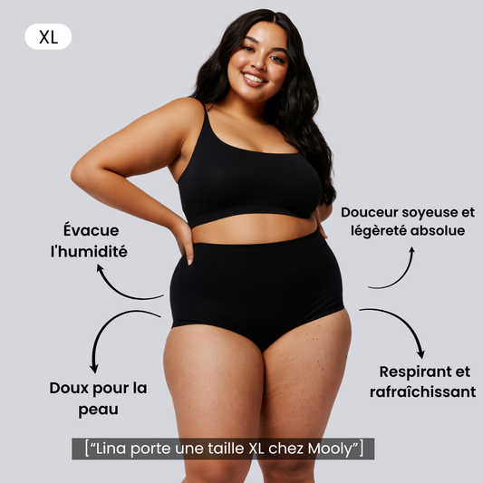 Culotte (shorty) en fibre de bambou